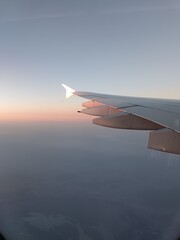 view from airplane window