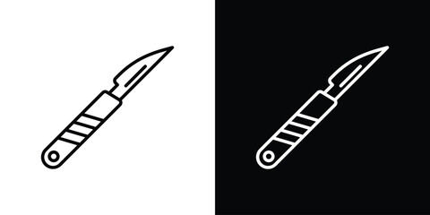 Scalpel icon vector, Symbol, logo illustrations