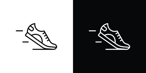 Shoes icon vector, Symbol, logo illustrations