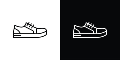 Sneaker icon vector, Symbol, logo illustrations