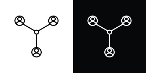 Stakeholders icon vector, Symbol, logo illustrations