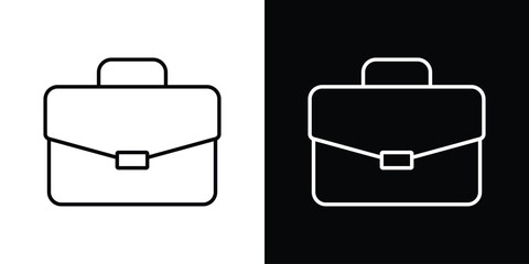 Suitcase icon vector, Symbol, logo illustrations