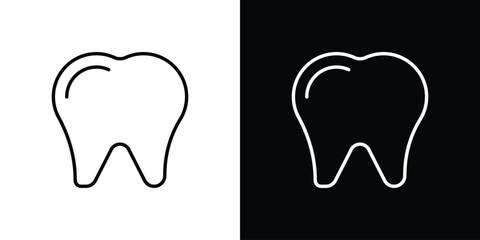 Tooth icon vector, Symbol, logo illustrations