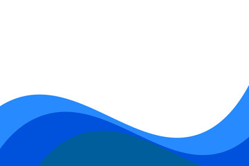 Abstract Blue Wave Background: Modern, Sleek, and Professional Design Element.