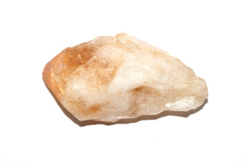 Crystal Citrine Quartz Natural Healing Stone Close Up Background