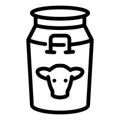 Milk Bucket Icon