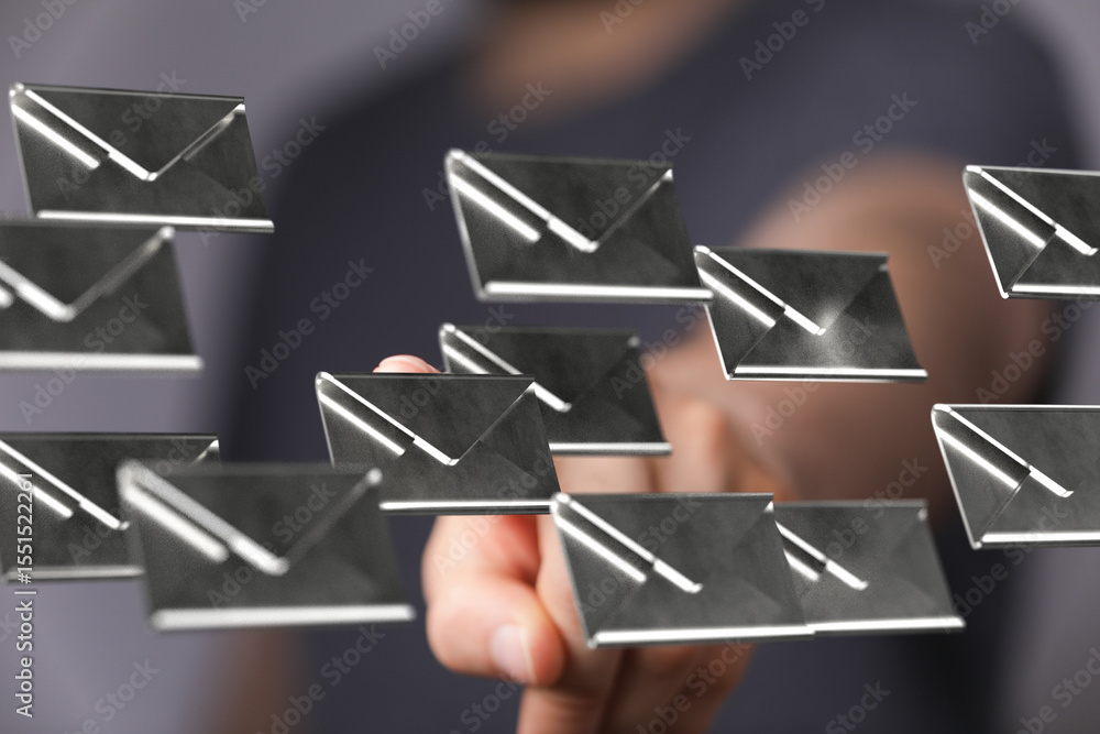 Poster Efficient email management techniques for handling a large volume of messages.