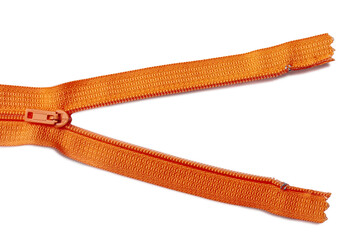  zipper isolated on white background.