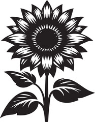 Zephyra Sun Sunflower Vector – Breezy Golden Bloom with Radiant Summer Flair