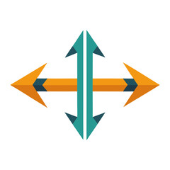 double-headed-arrow-vector--flat-design--white-background