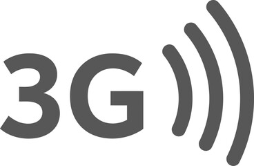 3G Network Icon - Mobile Data & Wireless Connectivity Symbol