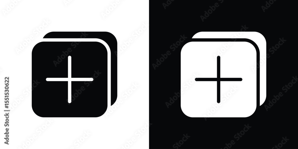 Poster add apps icon. design for website and mobile apps.
