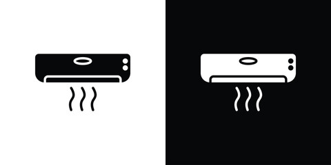Air conditioner icon vector, Symbol, logo illustrations