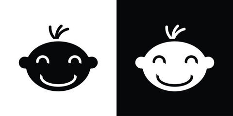Baby icon vector, Symbol, logo illustrations