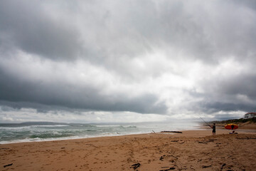 Stormy sky over Plettenberg Bay, South Africa
