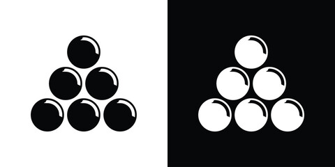 Ball pile icon vector, Symbol, logo illustrations