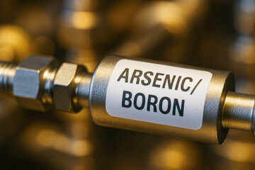 Arsenic and boron are essential elements used in semiconductor industry production for doping and enhancing electronic device performance