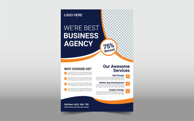 Corporate Business Agency Flyer Design Template