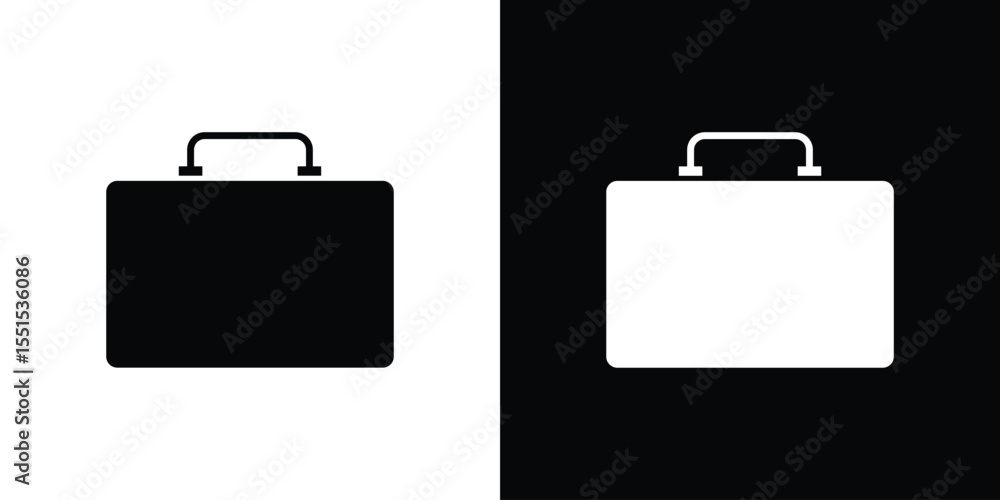 Poster briefcase icon. design for website and mobile apps.