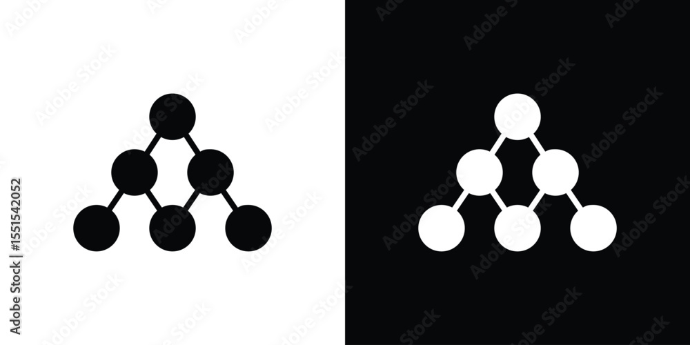 Poster chart tree icon. design for website and mobile apps.