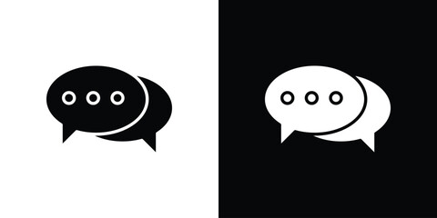 Chat icon vector, Symbol, logo illustrations