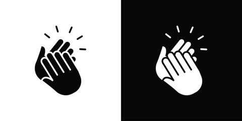 Clap icon vector, Symbol, logo illustrations