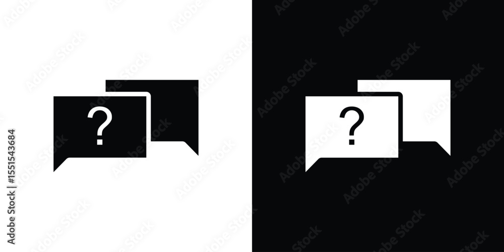Poster comment question icon. design for website and mobile apps.