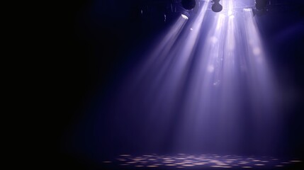 Stage Light in Dark Performance Venue