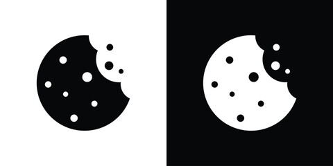 Cookie icon vector, Symbol, logo illustrations