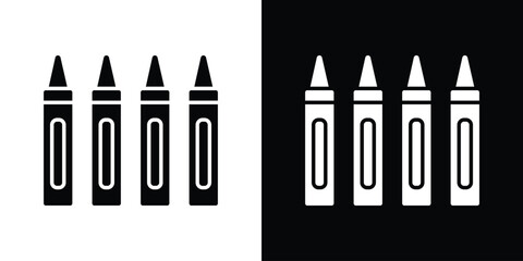 Crayon icon vector, Symbol, logo illustrations