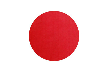 Solid Red Circle With A Textured Surface Centered On A Transparent Background Perfect For Design Elements