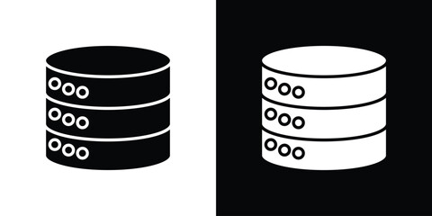 Database icon vector, Symbol, logo illustrations