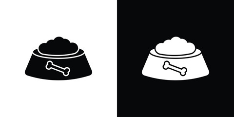 Dog food icon vector, Symbol, logo illustrations