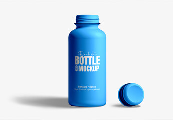 Realistic Bottle Mockup for Branding & Packaging