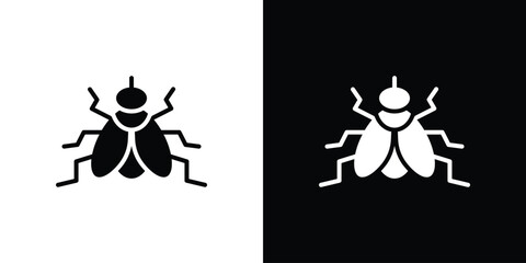 Fly insect icon vector, Symbol, logo illustrations