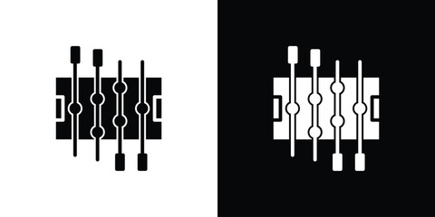Foosball icon. Design for website and mobile apps.