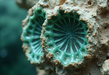 Green and lush petrochemical art