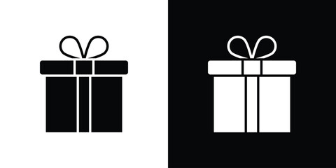 Gift boxes icon vector, Symbol, logo illustrations