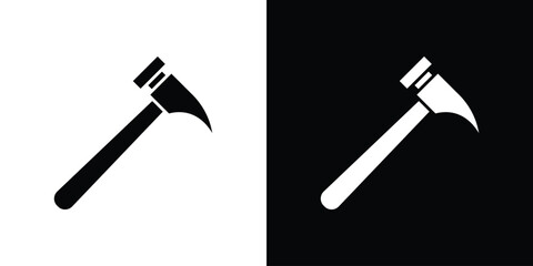 Hammer icon vector, Symbol, logo illustrations
