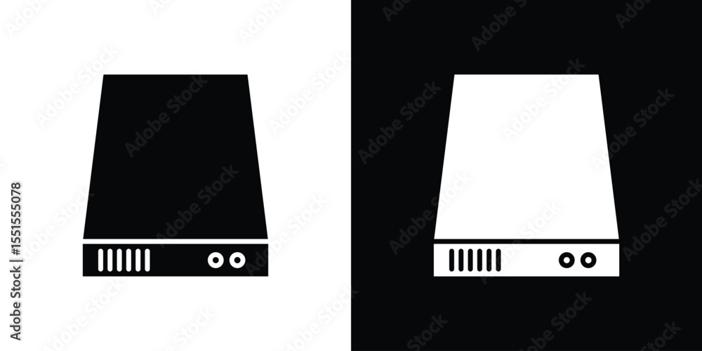 Poster hard disk icon. design for website and mobile apps.