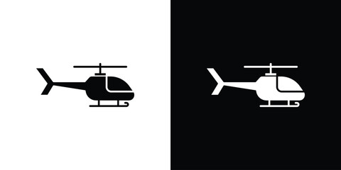 Helicopter icon vector, Symbol, logo illustrations