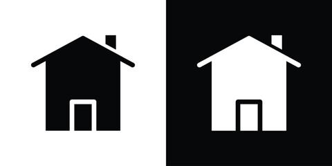 Home icon. Design for website and mobile apps.