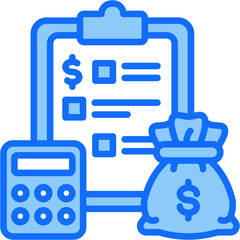 Fototapeta premium Total Budget Icon