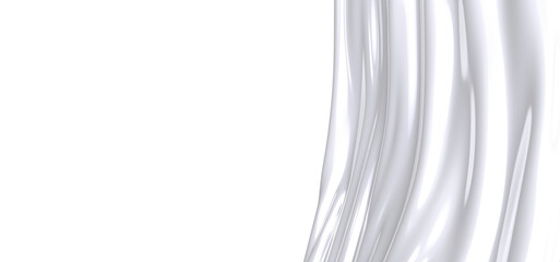 Obraz premium Abstract white silk fabric background. Perfect for elegant designs.