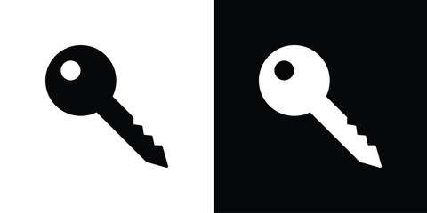 key icon vector, Symbol, logo illustrations