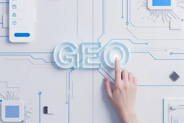 Generative Engine Optimization (GEO) Technology Concept
