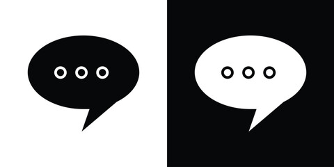 Message icon vector, Symbol, logo illustrations