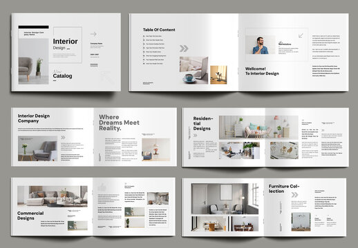 Interior Design Product Catalog Template
