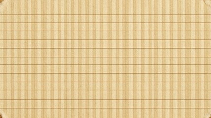 Blank Card with Lines for Writing