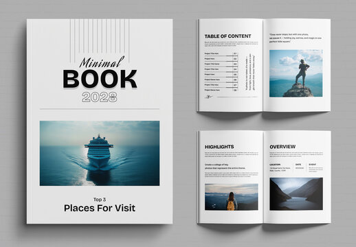 Minimal PhotoBook Layout